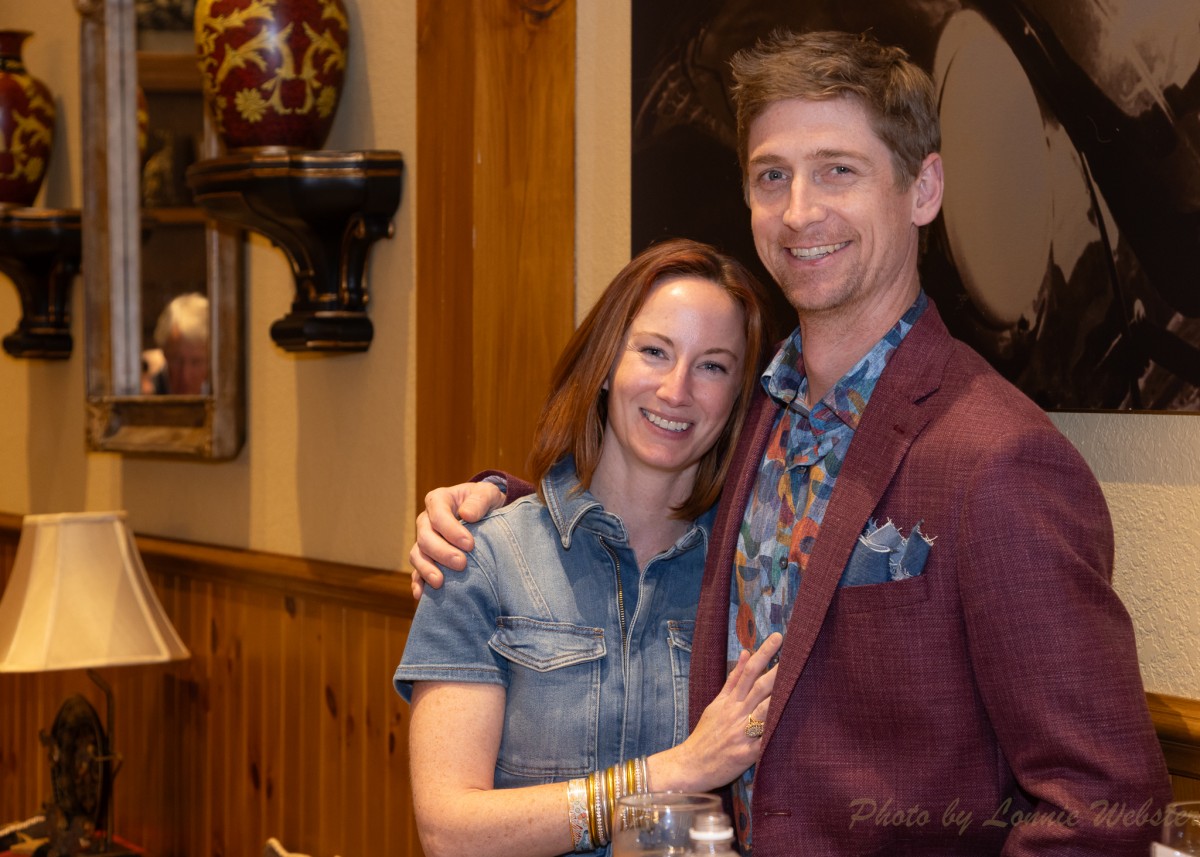 Jess and Kenneth Wehrmann at The Denim Ball. Photograph by Lonnie Webster.