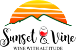 Sunset & Vine wine shop logo