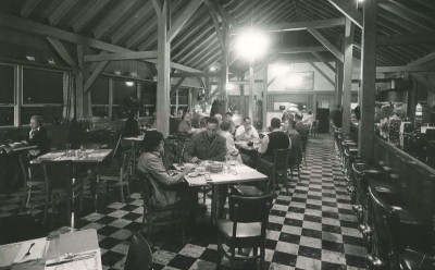 Customers at The Bluffs Restaurant in 1952.