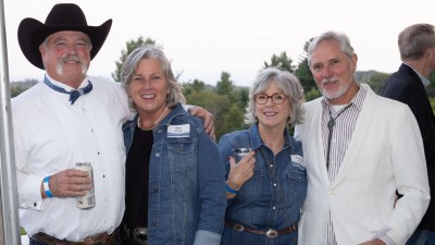 Guests in dressed in denim enjoy the Denim Ball in 2022. Photo by Lonnie Webster