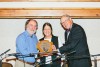 Wayne Henderson and Helen White accepting the Creative Philanthropy Award