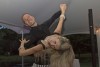 Merin & Dimitrijus Sazinas of Sky Retreat perform a dance demonstration